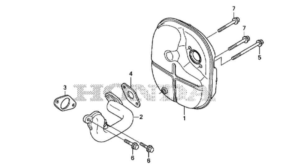 F-15 Глушитель HONDA EU22i